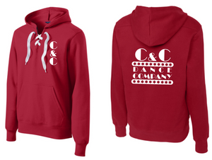 C & C Dance - Sport-Tek® Lace Up Pullover Hooded Sweatshirt