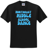 NMS Dance - BLUE Color Retro- Black (Short Sleeve, Long Sleeve or Hoodie)