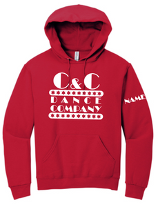 C & C Dance - Red Hoodie (Youth and Adult)