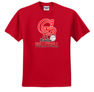 GB Volleyball - Official SS Shirt (Red, White or Black)