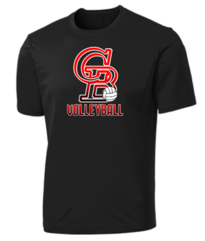 GB Volleyball - Official Performance SS Shirt (Red, White or Black)