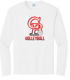 GB Volleyball - Official Performance LS T Shirt (Black, Red or Silver)