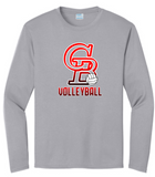 GB Volleyball - Official Performance LS T Shirt (Black, Red or Silver)