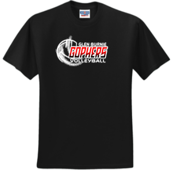 GB Volleyball - Gopher SS Black Shirt