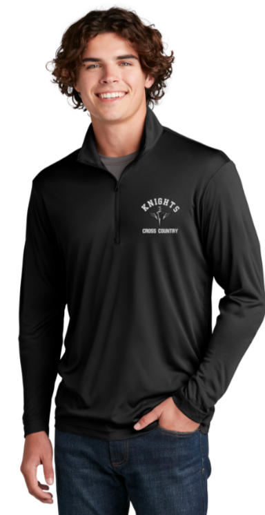 NCHS Cross Country - Official Competitor 1/4 Zip Pullover (Grey or Black)