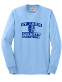 St. Louis Basketball - Classic Long Sleeve Shirt (Carolina Blue or Navy Blue)