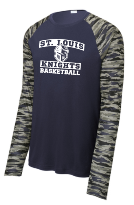 St. Louis Basketball - Drift Camo Colorblock LS