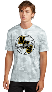 NHS Volleyball - Camo Hex Short Sleeve Shirt