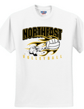 NHS Volleyball - Eagles Short Sleeve T Shirt (Black, White, or Grey)