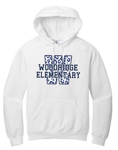 Woodridge Elementary - Leopard Hoodie Sweatshirt (Youth and Adult)