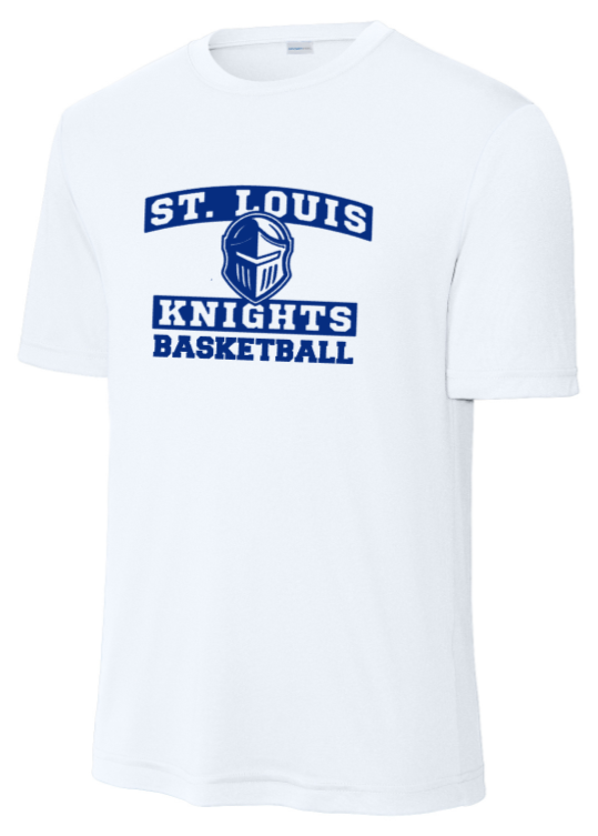 St. Louis Basketball - White Performance Short Sleeve Shirt