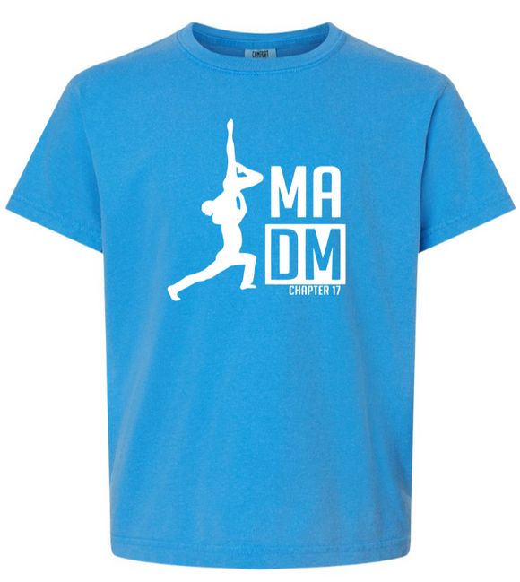 MADM Ch. 17 - Full Front Comfort Colors Short Sleeve (Royal Caribe) (Youth and Adult)