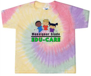 MSCS EDU-CARE -Tie Dye Short Sleeve Shirt (Toddler, Youth or Adult)