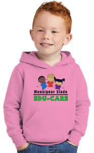 MSCS EDU-CARE - Hoodie Sweatshirt (Toddler, Youth or Adult) (Grey or Pink)