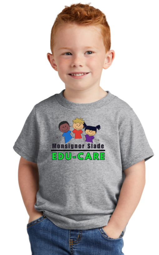 MSCS EDU-CARE - Short Sleeve Shirt (Toddler, Youth or Adult ) (Green, White or Grey)