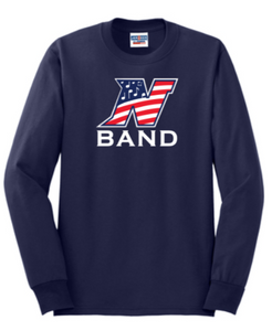 Nothern Band - Official - Navy Blue Long Sleeve Shirt (Youth and Adult)