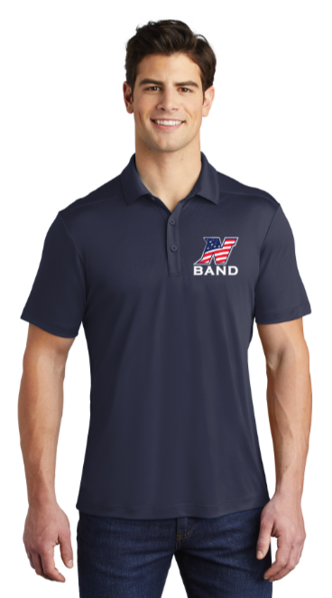 Northern Band - Navy Blue Performance Polo (Unisex or Lady Cut)