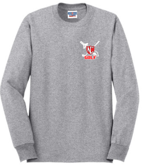 NC GOLF - Official Long Sleeve T Shirt (White or Grey)