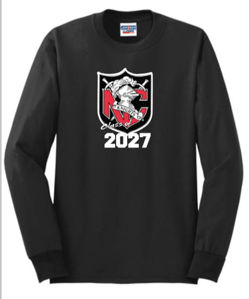 NCHS 2027 -27 SHIELD - Long Sleeve Shirt (Youth and Adult)