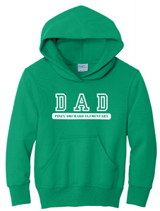 POES - DAD - Green Hoodie Sweatshirt (Youth and Adult)