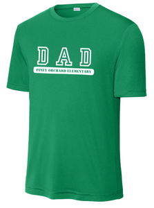 POES -DAD - Green Performance Short Sleeve Shirt