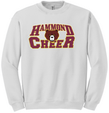 Hammond Cheer - Lettering Crewneck (Maroon or White)