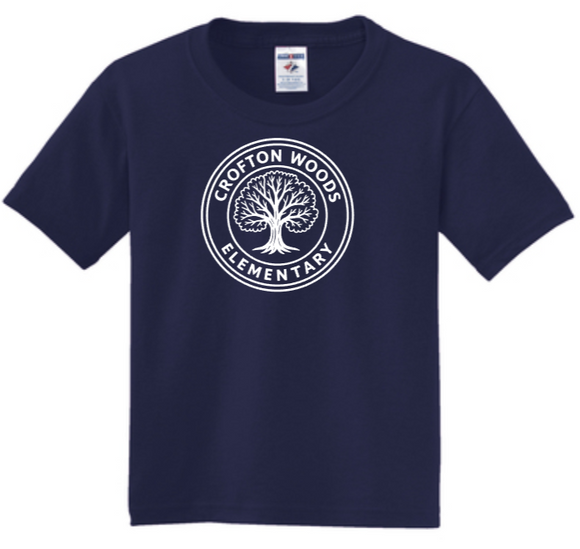 CWES - Circle Navy Blue Short Sleeve Shirt