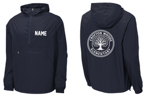 CWES - Circle Navy Packable Windbreaker