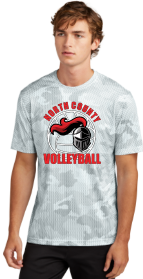 North County Volleyball - Short Sleeve Camohex Shirt