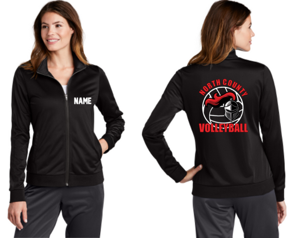 North County Volleyball- Official Warm Up Jacket (Black)