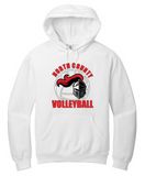 North County Volleyball- Official Hoodie Sweatshirt (Black, White or Grey)