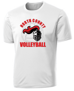 North County Volleyball- Short Sleeve Camohex Shirt (Black, White or Grey)