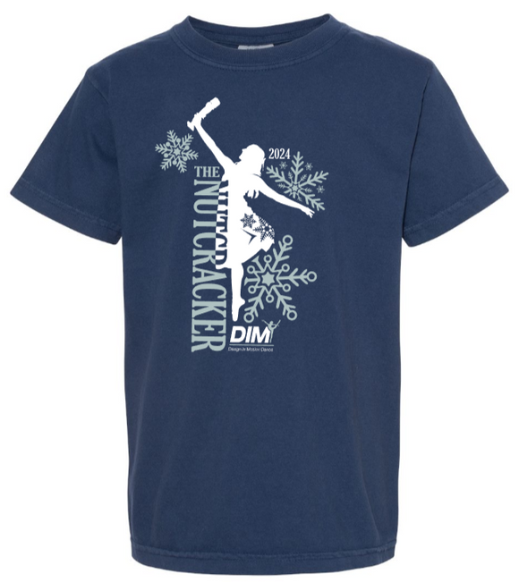 Design In Motion - 2024 Nutcracker - Navy Comfort Colors SS T Shirt (Adult)