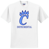 CHS Band - Instrumental T Shirt (White, Navy Blue or Carolina Blue)