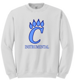 CHS Band - Instrumental Crewneck (White, Navy Blue or Carolina Blue)