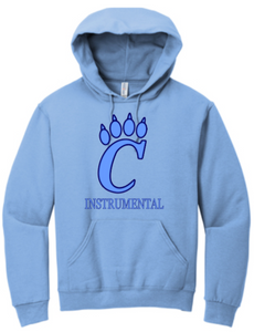 CHS Band - Instrumental Hoodie (White, Navy Blue or Carolina Blue)