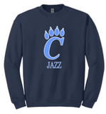 CHS Band - Jazz Crewneck Sweatshirt (White, Navy Blue or Carolina Blue)