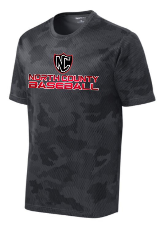 NCHS Baseball - Gradient - Camo Hex Short Sleeve Shirt (Youth or Adult)