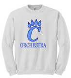 CHS Band - Orchestra Crewneck Sweatshirt (White, Navy Blue or Carolina Blue)