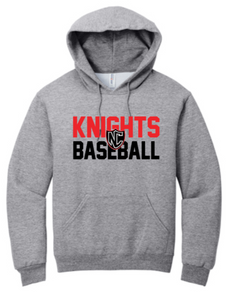 NCHS Baseball - Letters - Hoodie Sweatshirt (Youth and Adult)