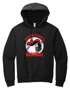 NCHS Baseball - KNIGHT BALL - Hoodie Sweatshirt (Youth and Adult)