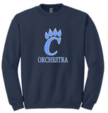 CHS Band - Orchestra Crewneck Sweatshirt (White, Navy Blue or Carolina Blue)