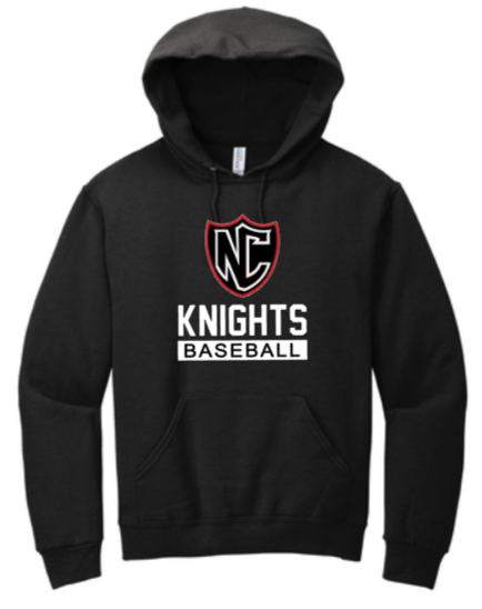 NCHS Baseball - Shield - Hoodie Sweatshirt (Youth and Adult)