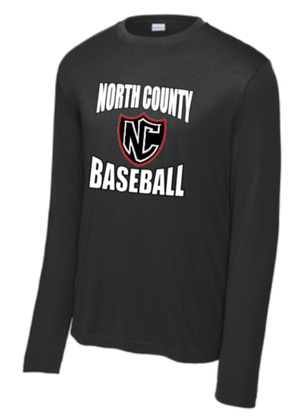 NCHS Baseball - Classic - Performance Long Sleeve T Shirt