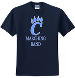 CHS Band - Marching Band T Shirt (White, Navy Blue or Carolina Blue)