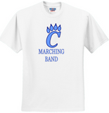 CHS Band - Marching Band T Shirt (White, Navy Blue or Carolina Blue)