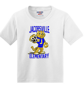 Jacobsville Elementary - Short Sleeve Shirt (Youth or Adult) (White or Grey)