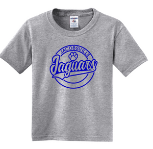 Jacobsville Elementary - Circle - Short Sleeve Shirt (Youth or Adult) (Grey or White)