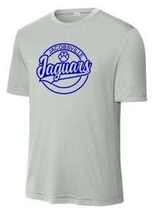 Jacobsville Elementary - Circle - Performance Short Sleeve Shirt (Youth and Adult) (Grey or White)