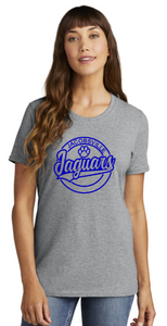 Jacobsville Elementary - Circle - Lady SS T Shirt (Grey or White)